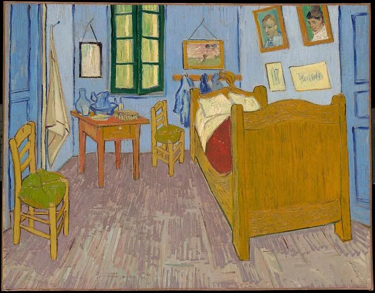 La Chambre à Arles de Van Gogh, exposée au Musée d'Orsay