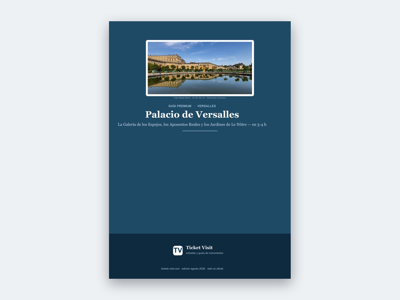 Guía del Palacio de Versalles en PDF
